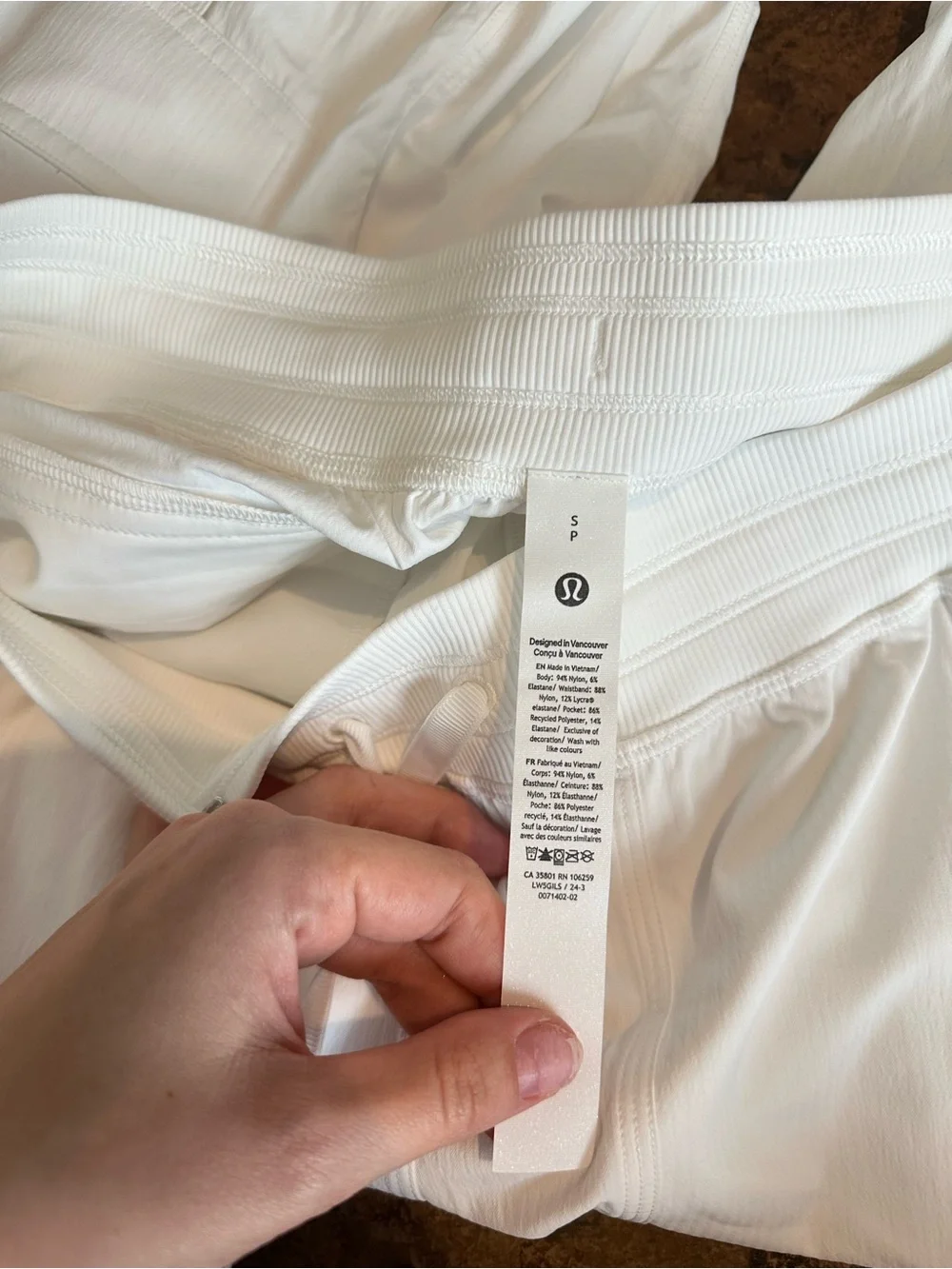 NWT Lululemon Dance Studio Relaxed-Fit Mid-Rise Cargo Pant White Size Small